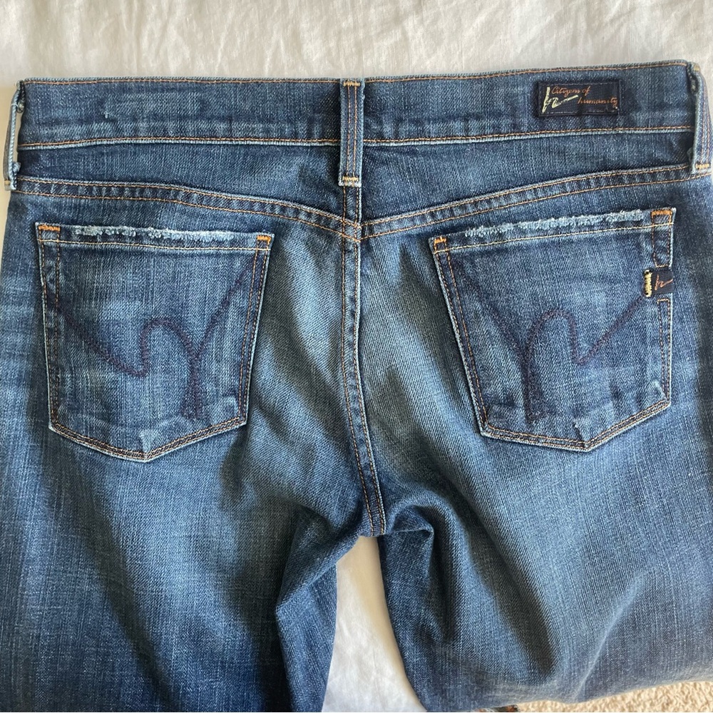 Citizens of Humanity "Kelly" Stretch Low Waist Bootcut #001 - Picture 6 of 16